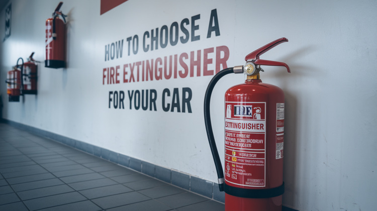 Fire Extinguisher in Car